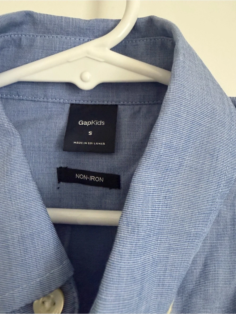 GAP Boys Light Blue Button-Down Shirt